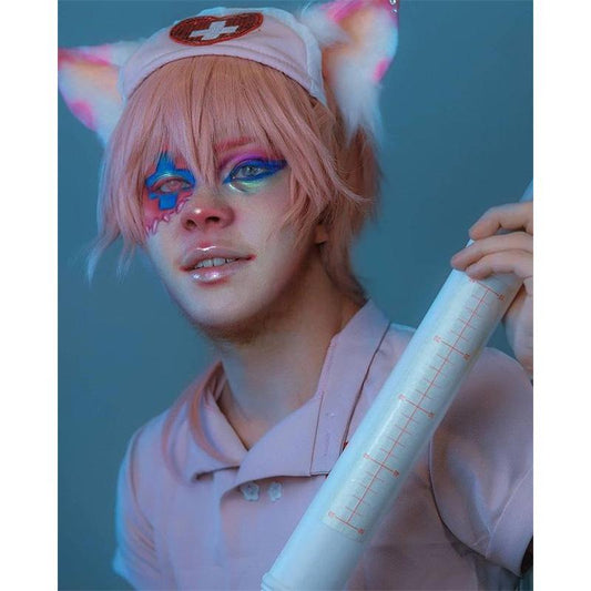 [@louistato ]"LOLITA CUTE PINK SHORT" WIG N022404