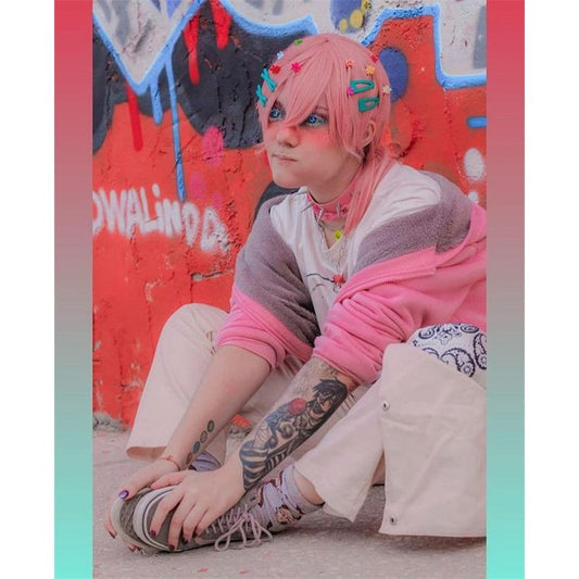 [@jackwise_clown]"LOLITA CUTE PINK SHORT" WIG N022404