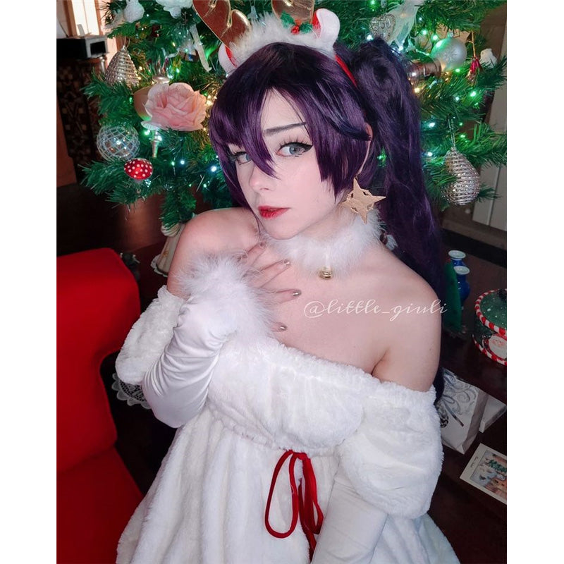 WHITE UNIFORM TEMPTATION ELK CHRISTMAS SUIT UB3270