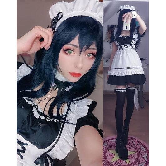 "CUTE LOLITA BLACK WHITE" MAID OUTFIT N010802