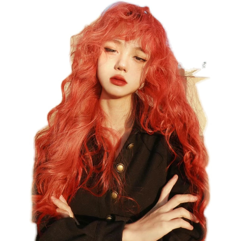 RED LONG CURLY HAIR  UB98107