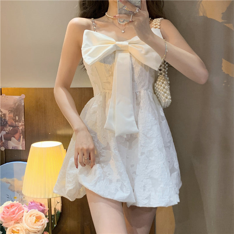 BOW SLIP DRESS UB98052