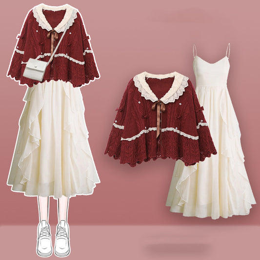 Harajuku sweater + skirt two piece suit  UB96014