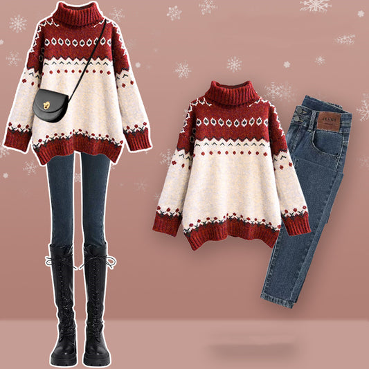 red turtleneck sweater  UB96017