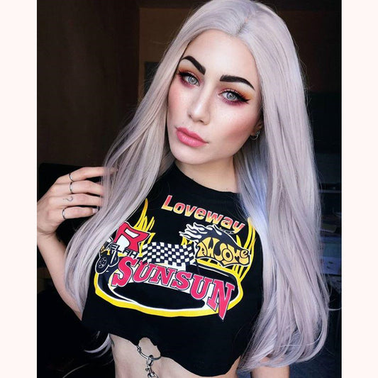 "LOVEWAY" CROP TOP SHIRT K062803