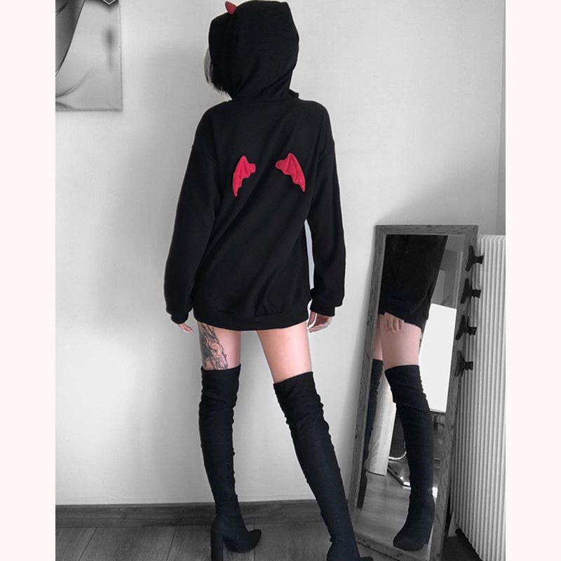 "DEVIL" HOODIE K080104REVIEW