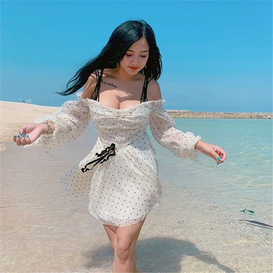 “CHIC POLKA DOT” DRESS W042602