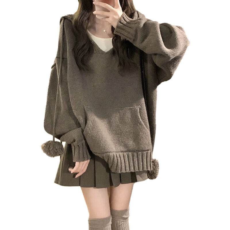 Retro Sweater + Skirt 2-Piece Set  UB96021