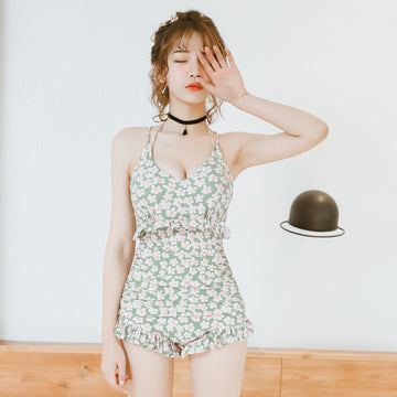 "SMALL FLORAL ONE PIECE" SWIMSUIT W042702