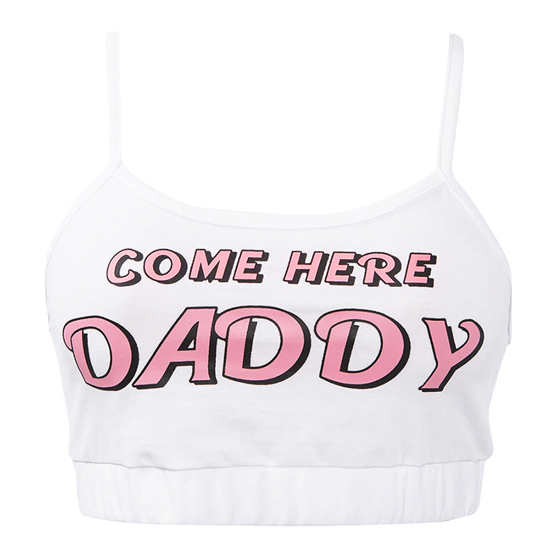 "COME HERE DADDY" VEST / PANTIES UNDERWEAR K071912
