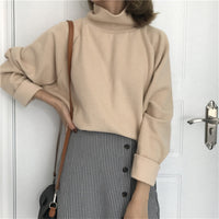 [@fatty_side] "CHIC RETRO TURTLENECK" PULLOVER KNIT TOP K090801REVIEW