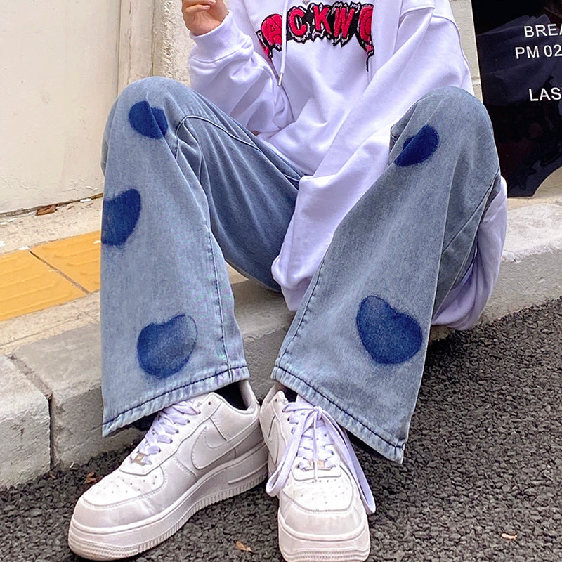 Light blue love jeans UB3448