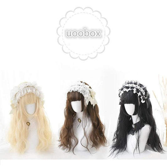 "GOLD/BLACK/CHOCOLATE/LOLITA LONG CURLY" WIG D041519