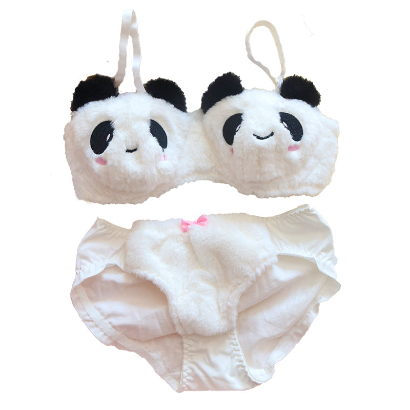 Cute Panda Lingerie Bra Set UB6199