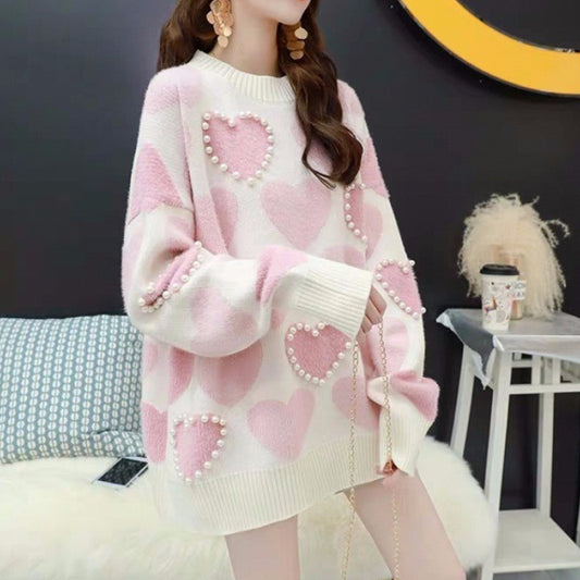 LOVE PEARL PULLOVER SWEATER UB3153