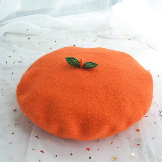 "ORANGE LEAF" BERET K061420