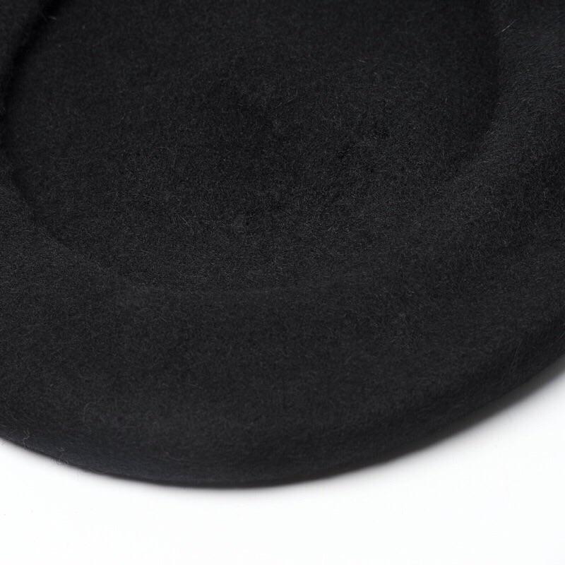 [@maggielivings ] "LOVE HEART BLACK" BERET K110708