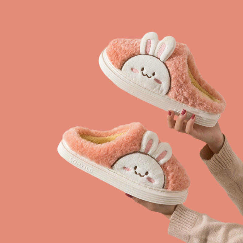 Cute Rabbit Cotton Slippers UB3489