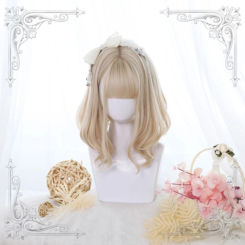 [@milkiiprincess] "LOLITA JAPANESE SHORT CURLY" WIG Y021628