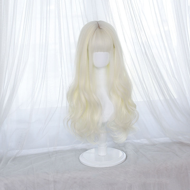 Lolita Long Curly White Wig UB6230
