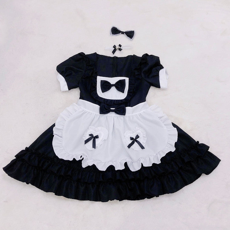 Black Gothic Lolita Maid Outfit UB3455