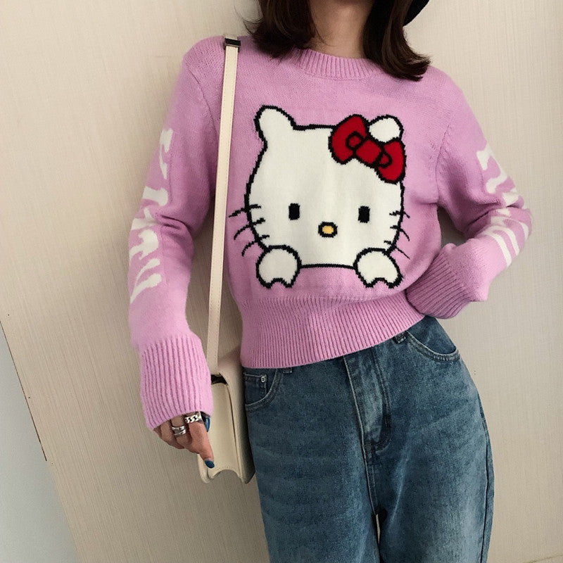 [@beautyfromthorns ] "CUTE PINK" SWEATER Y042001REVIEW