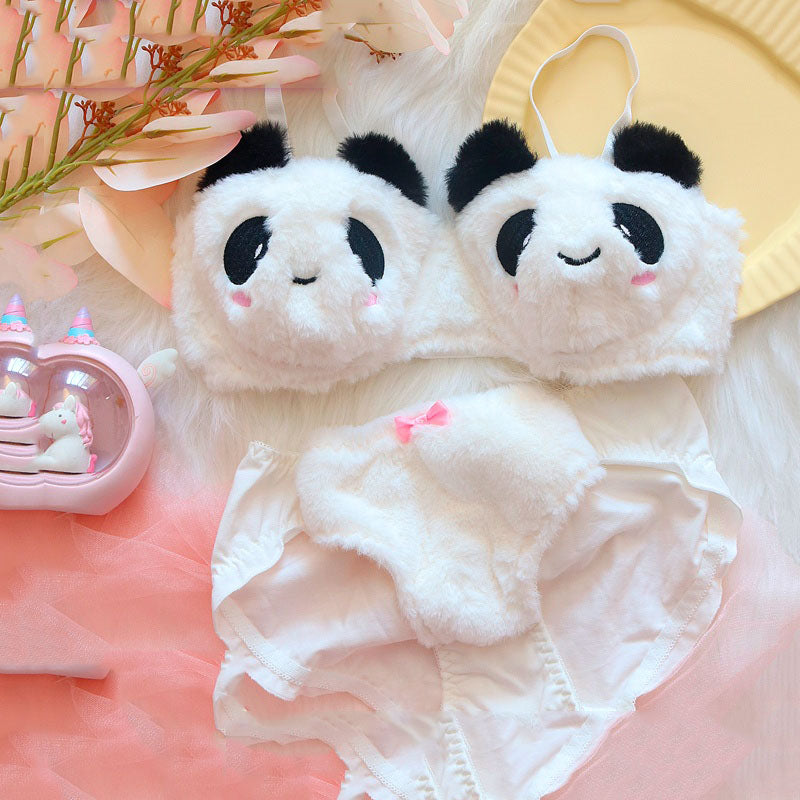 Cute Panda Lingerie Bra Set UB6199