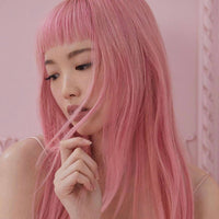 "PINK LONG STRAIGHT" WIG Y040304