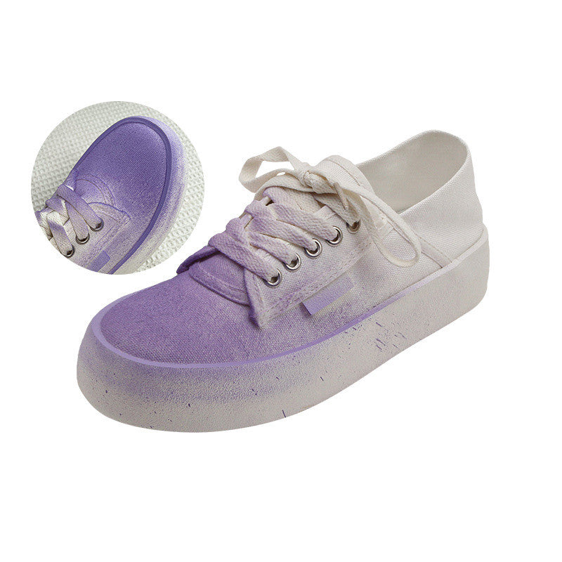 PURPLE INKJET CANVAS SHOES UB3387