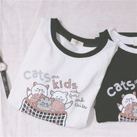 "CATS KIDS" TEE Y031705