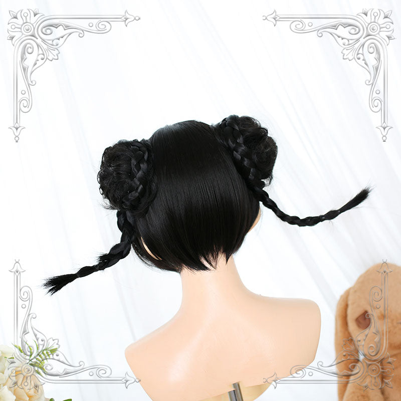 Lolita Cute Double Ponytail Short Wig UB6229