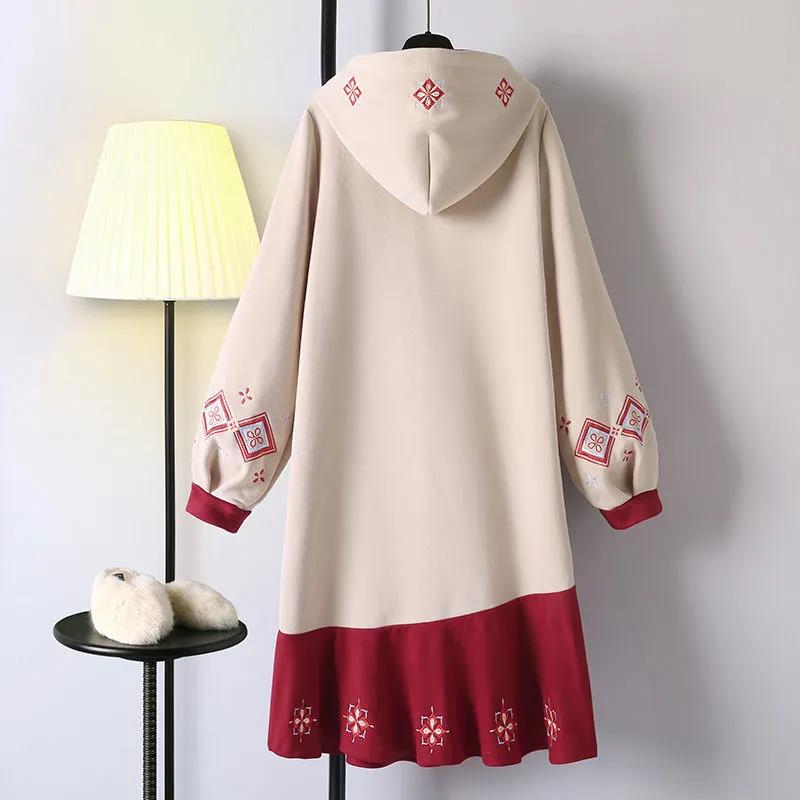 HANFU CHEONGSAM EMBROIDERED HOODIE UB3298