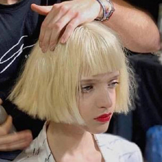 "MILK GOLD WIG / SILVER" SHORT WIG K122809