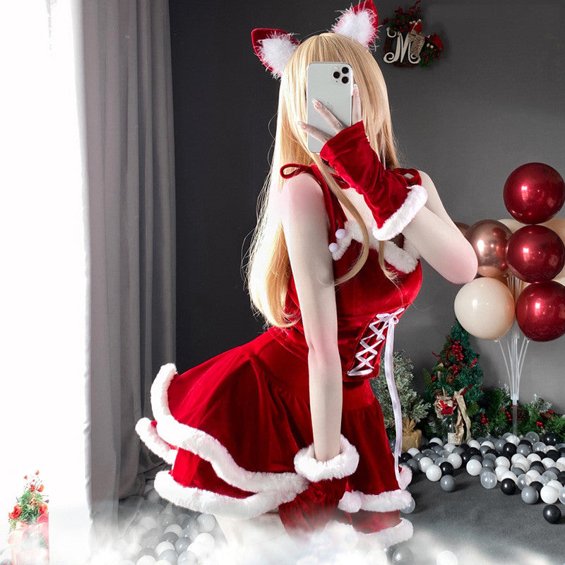 COSPLAY BUNNY GIRL CHRISTMAS OUTFIT UB3267