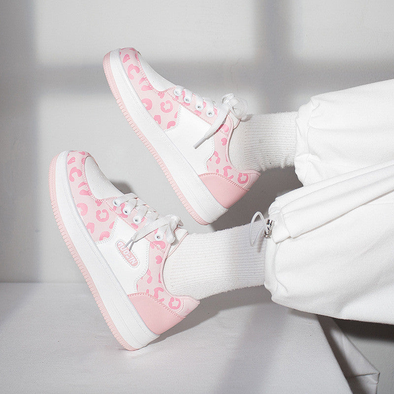PINK LEOPARD SNEAKERS UB3149