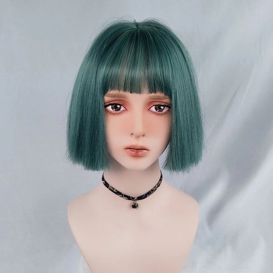 "GREEN" SHORT WIG K122811