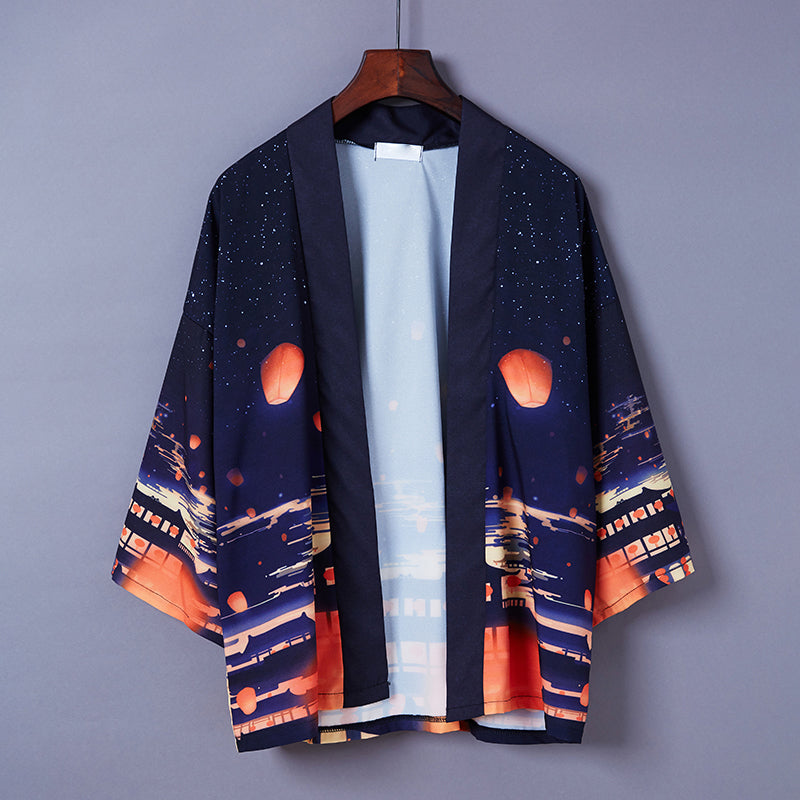 Chinese Style Kongming Lantern Retro Hanfu Cardigan UB7327
