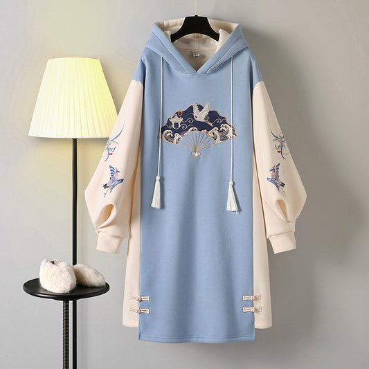 FASHIONABLE CHINESE HANFU CHEONGSAM HOODIE UB3294