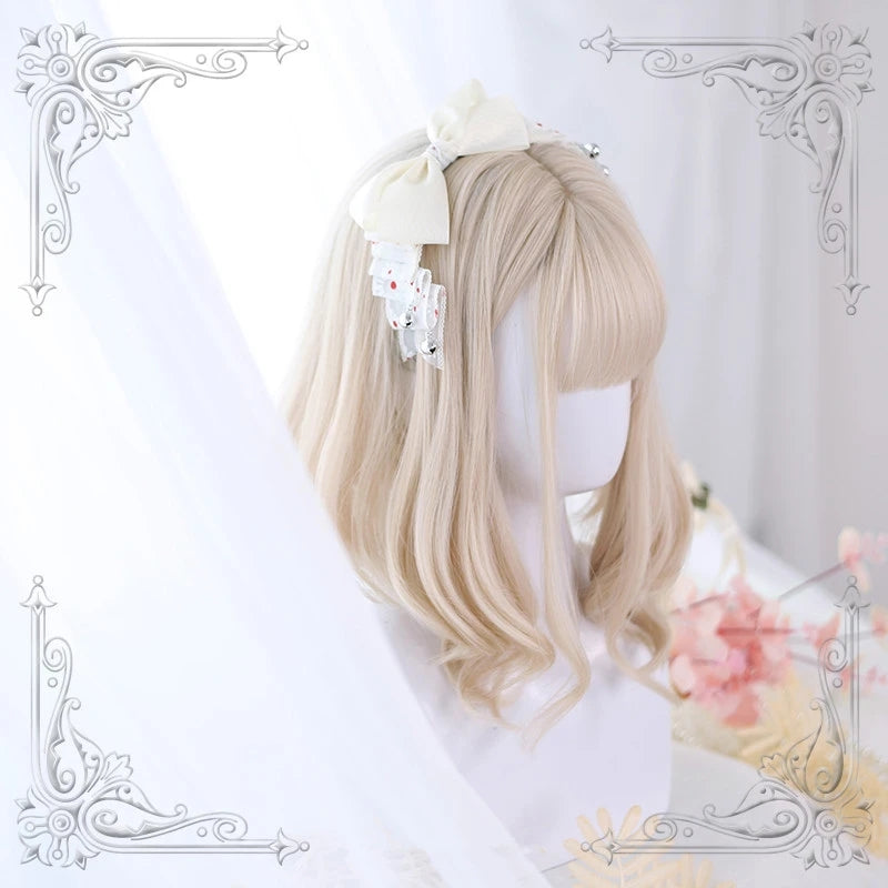 [@milkiiprincess] "LOLITA JAPANESE SHORT CURLY" WIG Y021628