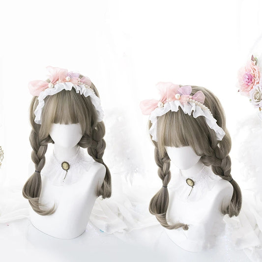 “GRASS GRAY LOLITA LONG CURLY” WIG D041602