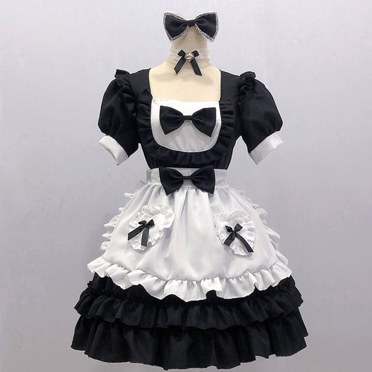 Black Gothic Lolita Maid Outfit UB3455