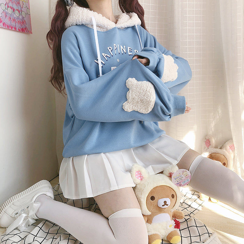 Polar Bear Snowman Hoodie UB3478