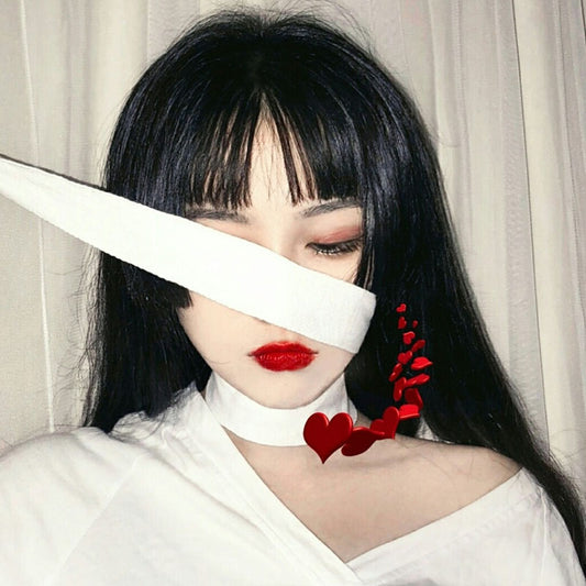 "LOLITA BLACK / CHOCOLATE COLOR STRAIGHT" WIG K071711