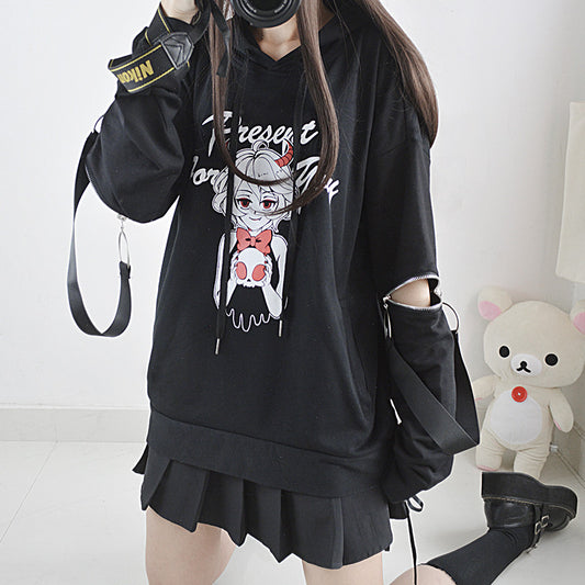 DEVIL'S GIFT BLACK HANDSOME HOODIE UB3396