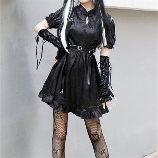 Gothic Hollow Cheongsam Dress ER5745