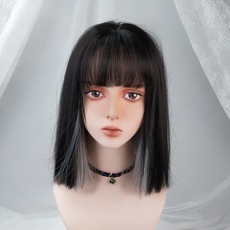 Sweet And Cute Short Straight Hair Wig UB6123