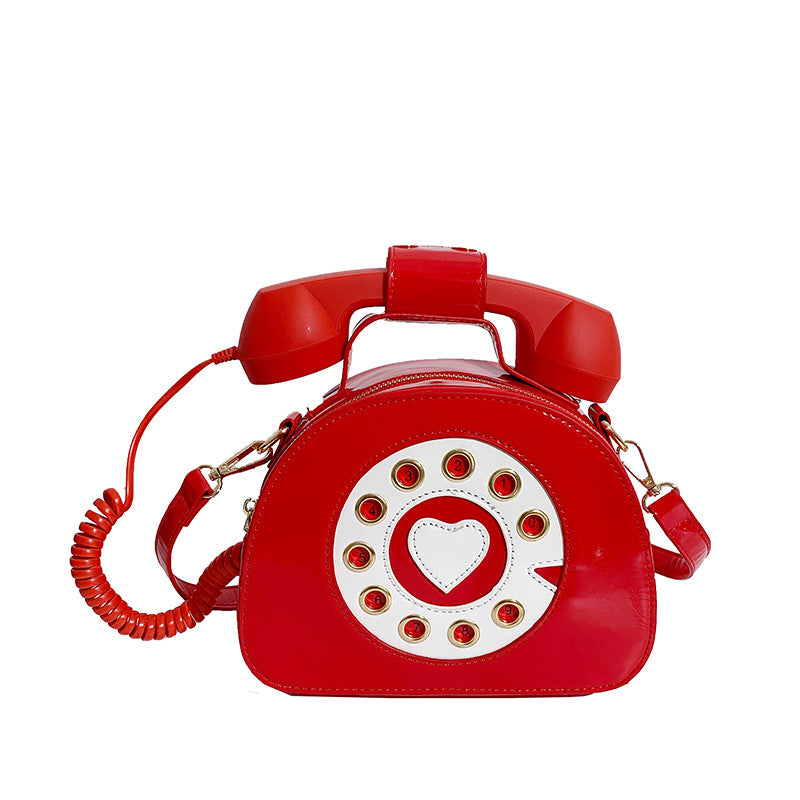 "LOVE HEART TELEPHONE" BAG D050808