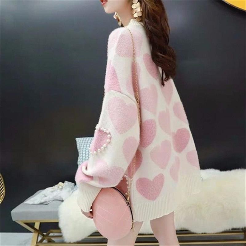 [@0cmspring] LOVE PEARL PULLOVER SWEATER UB3153