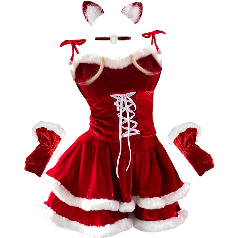 COSPLAY BUNNY GIRL CHRISTMAS OUTFIT UB3267