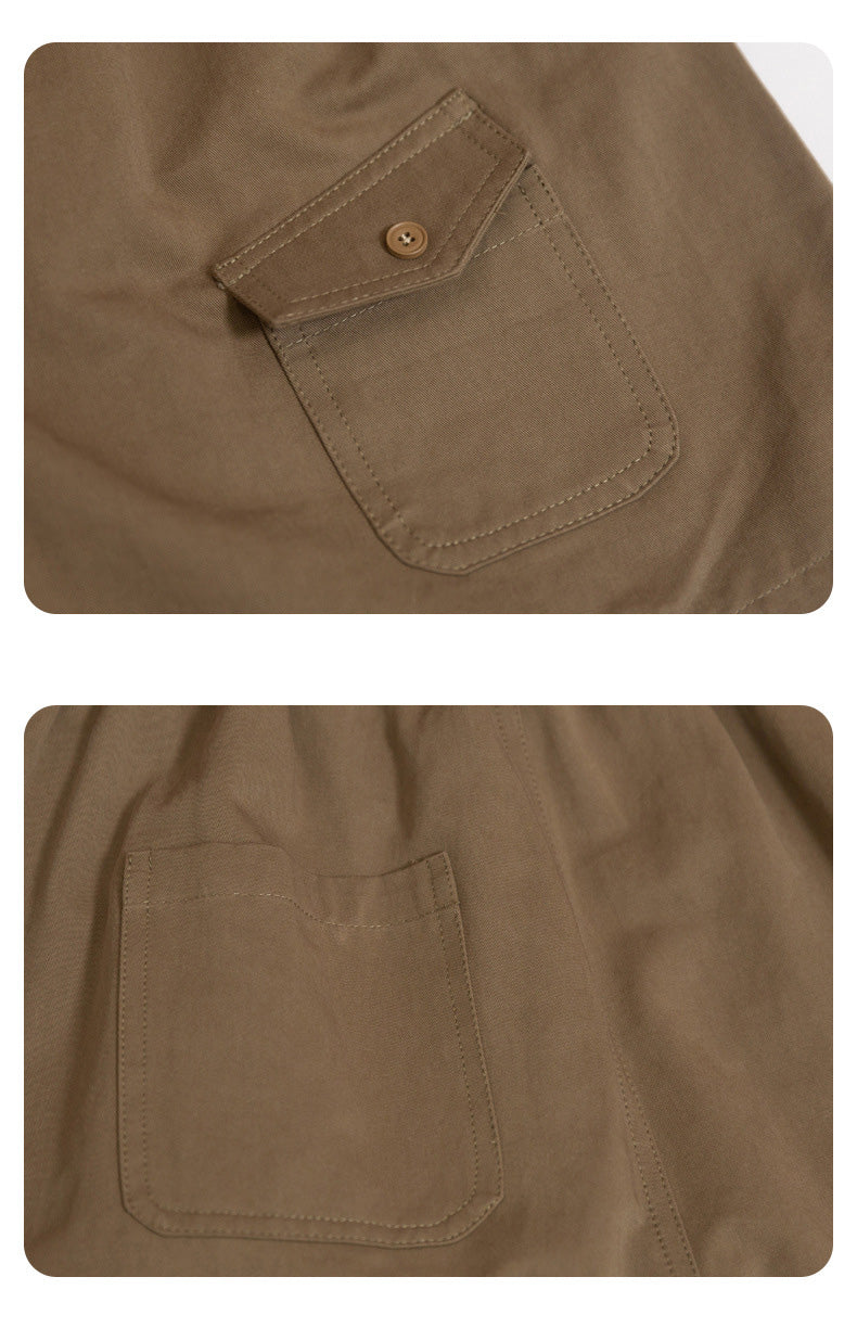 Japanese College Style Wide Leg Pants Shorts UB6324